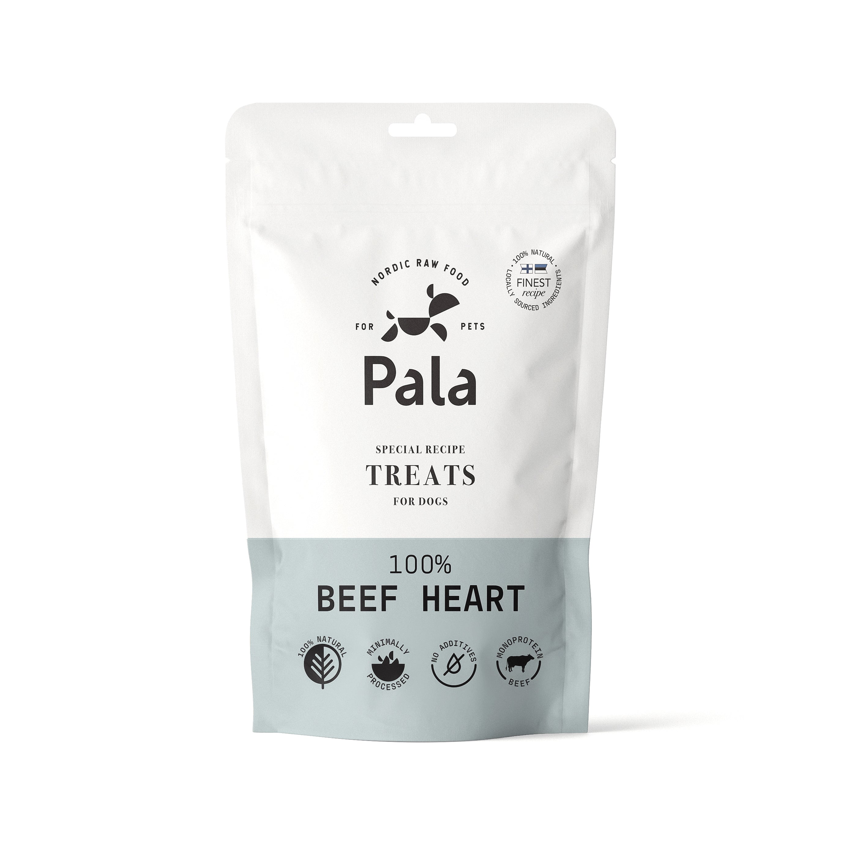 Pala - Hundgodis av 100% nöthjärta (100g)