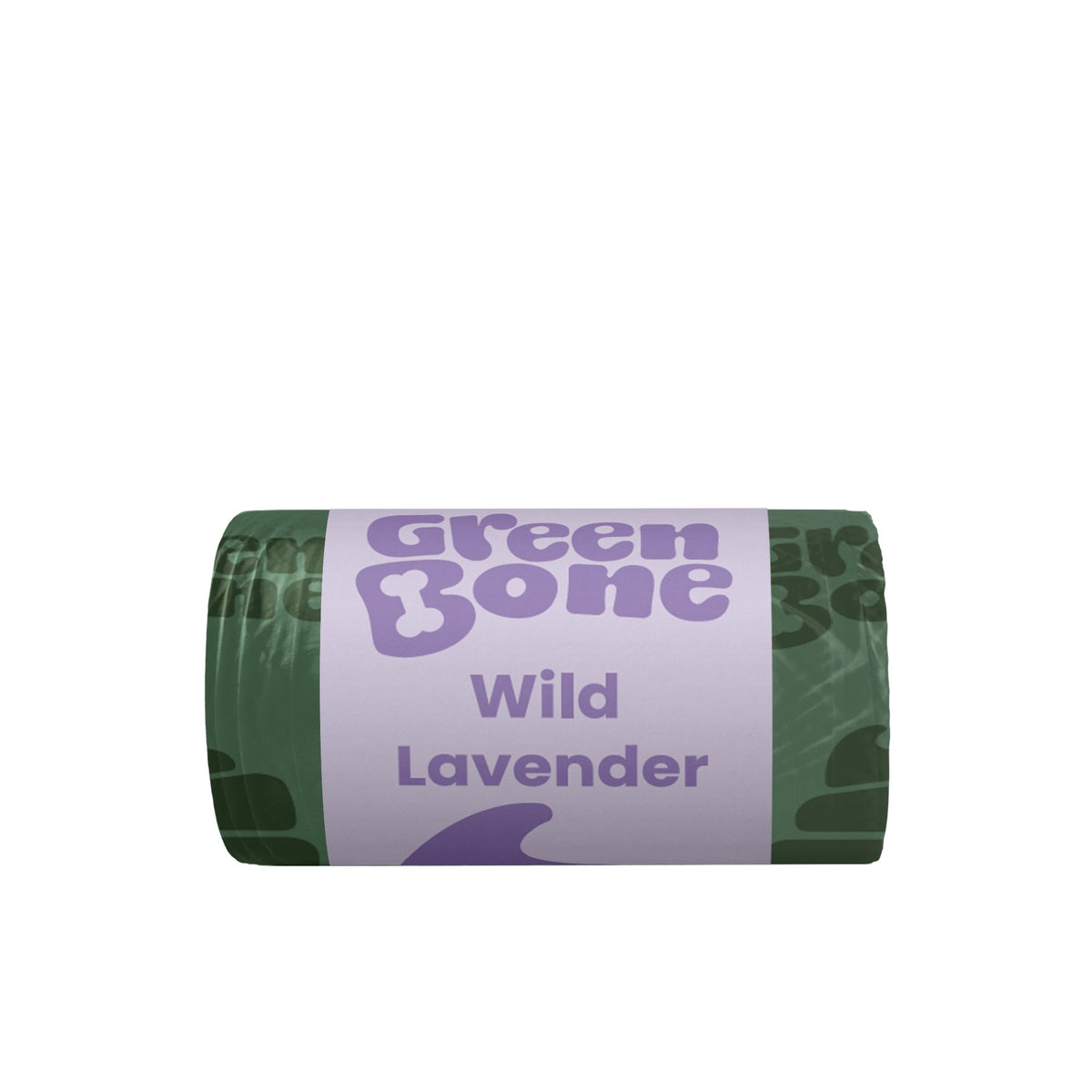 Green Bone bajspåsar Wild Lavender, rulle med 15 påsar