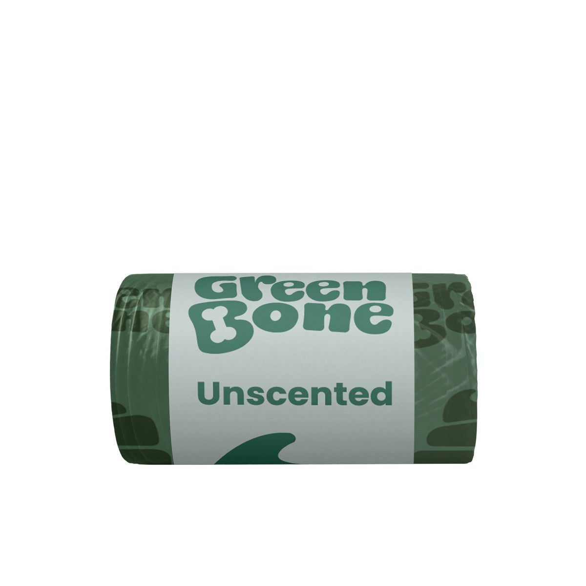 Green Bone bajspåsar Unscented, rulle med 15 påsar
