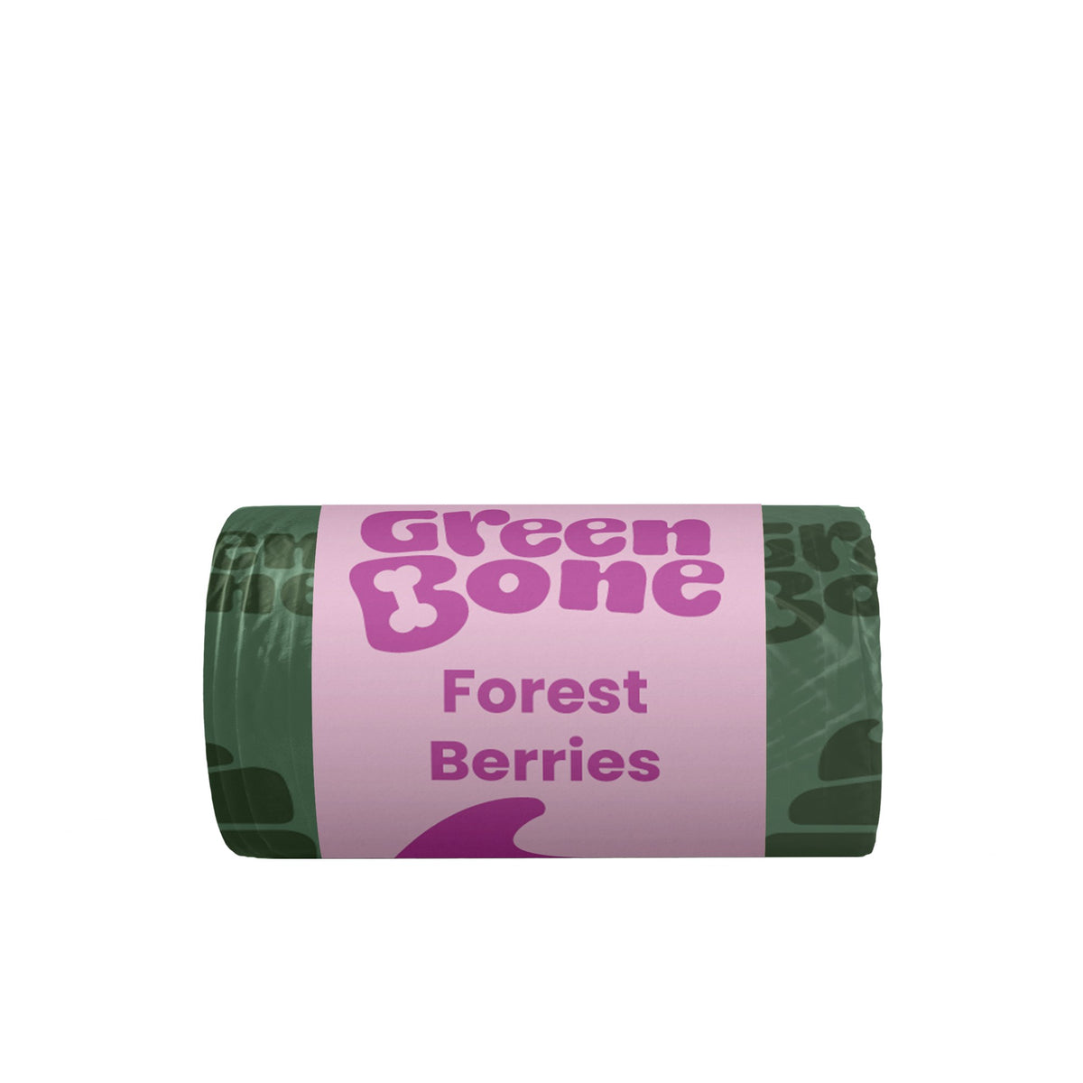 Green Bone bajspåsar Forest Berries, rulle med 15 påsar
