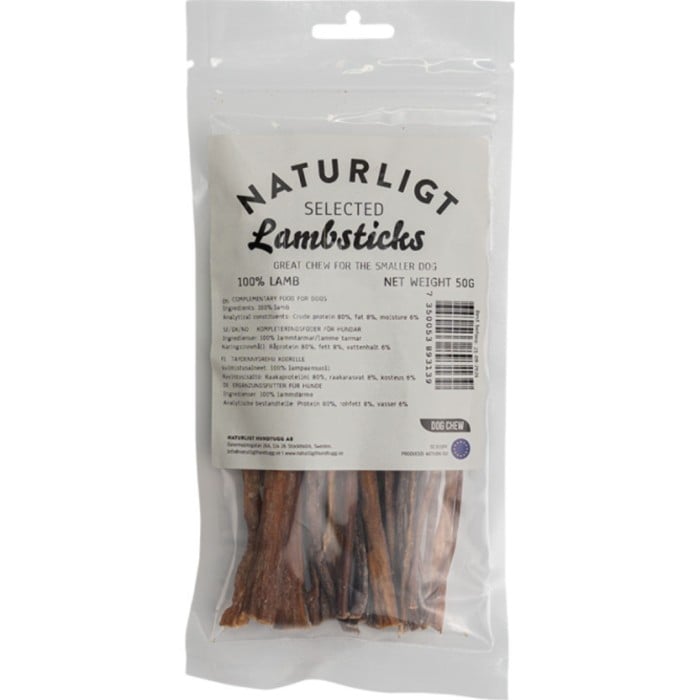 Naturligt selected - Lammsticks (50g)