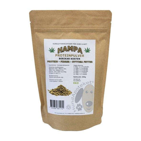 Hundapoteket - Hampaprotein (200g)