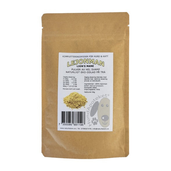 Hundapoteket - Lejonman, Lion´s Mane (50g)