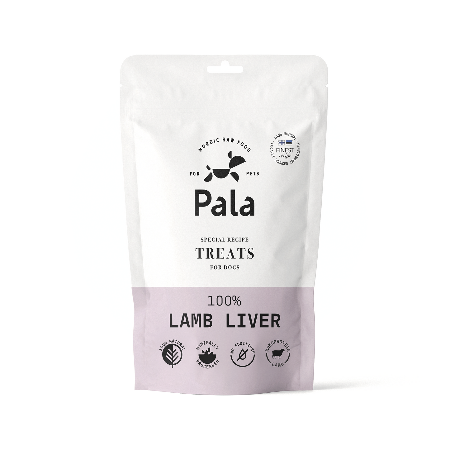 Pala - Hundgodis av 100% lammlever (100g)