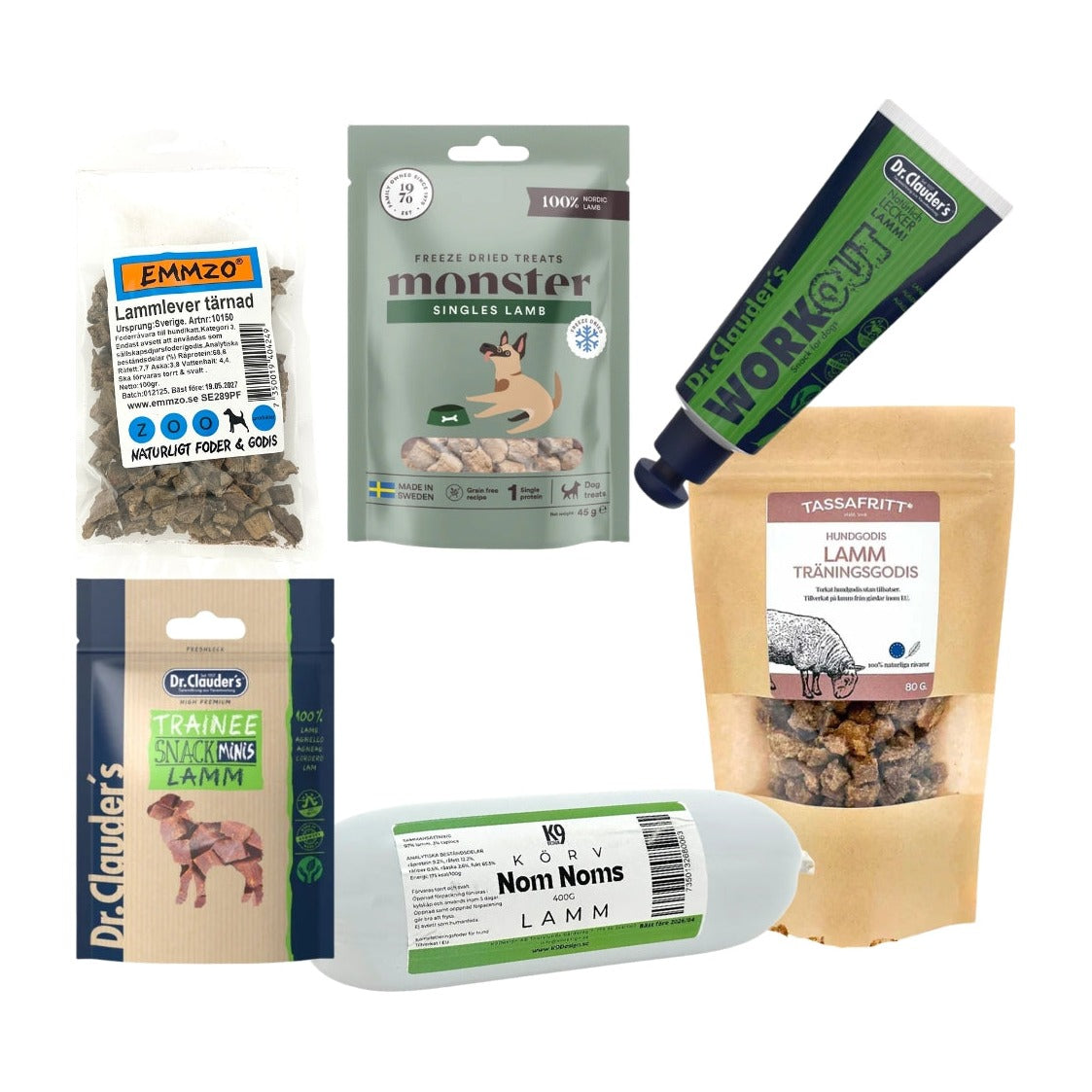 Lamm-mix - 6 favoriter av lamm (Singleprotein)