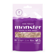 Monster Baked Treats Duck & Red Beet, bakat hundgodis med anka och rödbeta 100 g
