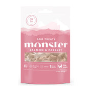 Monster Baked Treats Salmon & Parsley, bakat hundgodis med lax och persilja 100 g