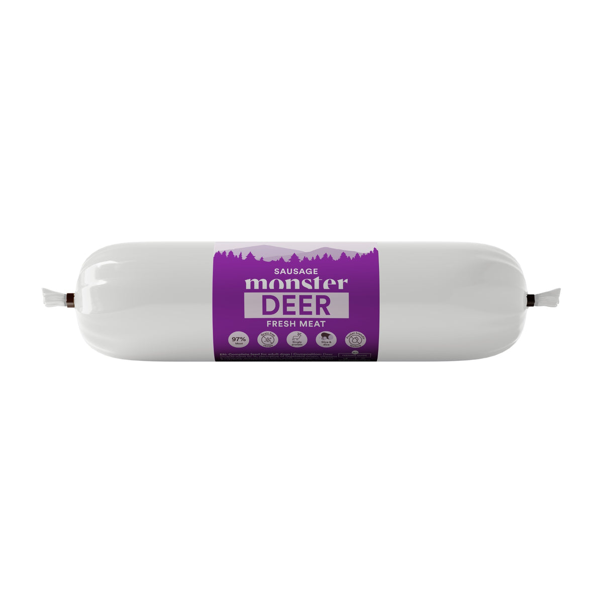 Monster Dog Sausage Deer 200 g, godiskorv för hund