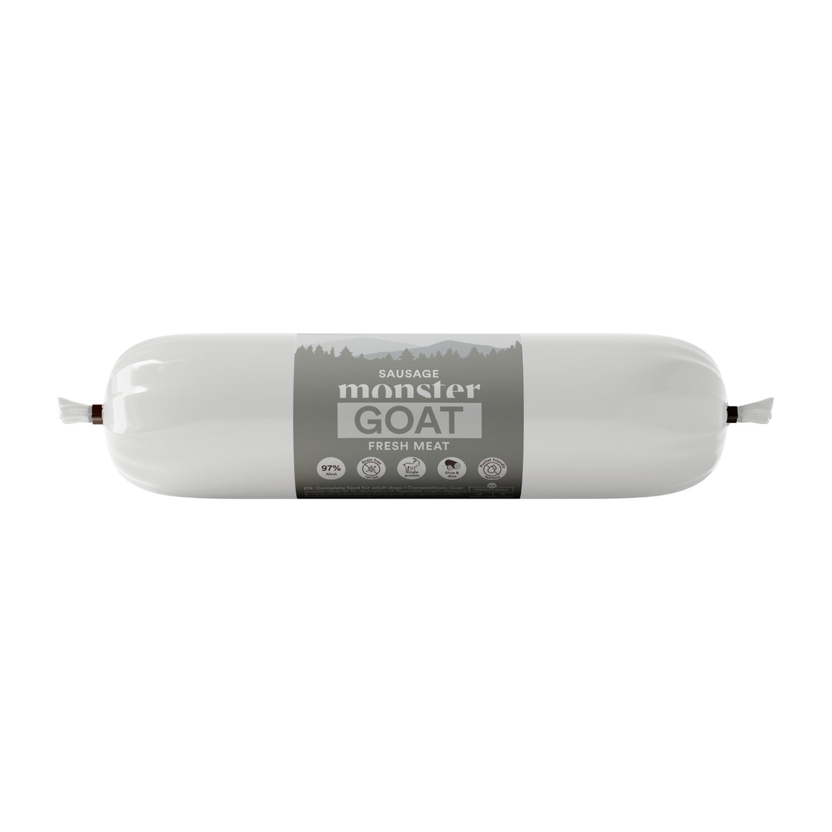 Monster Dog Sausage Goat 200 g, godiskorv för hund
