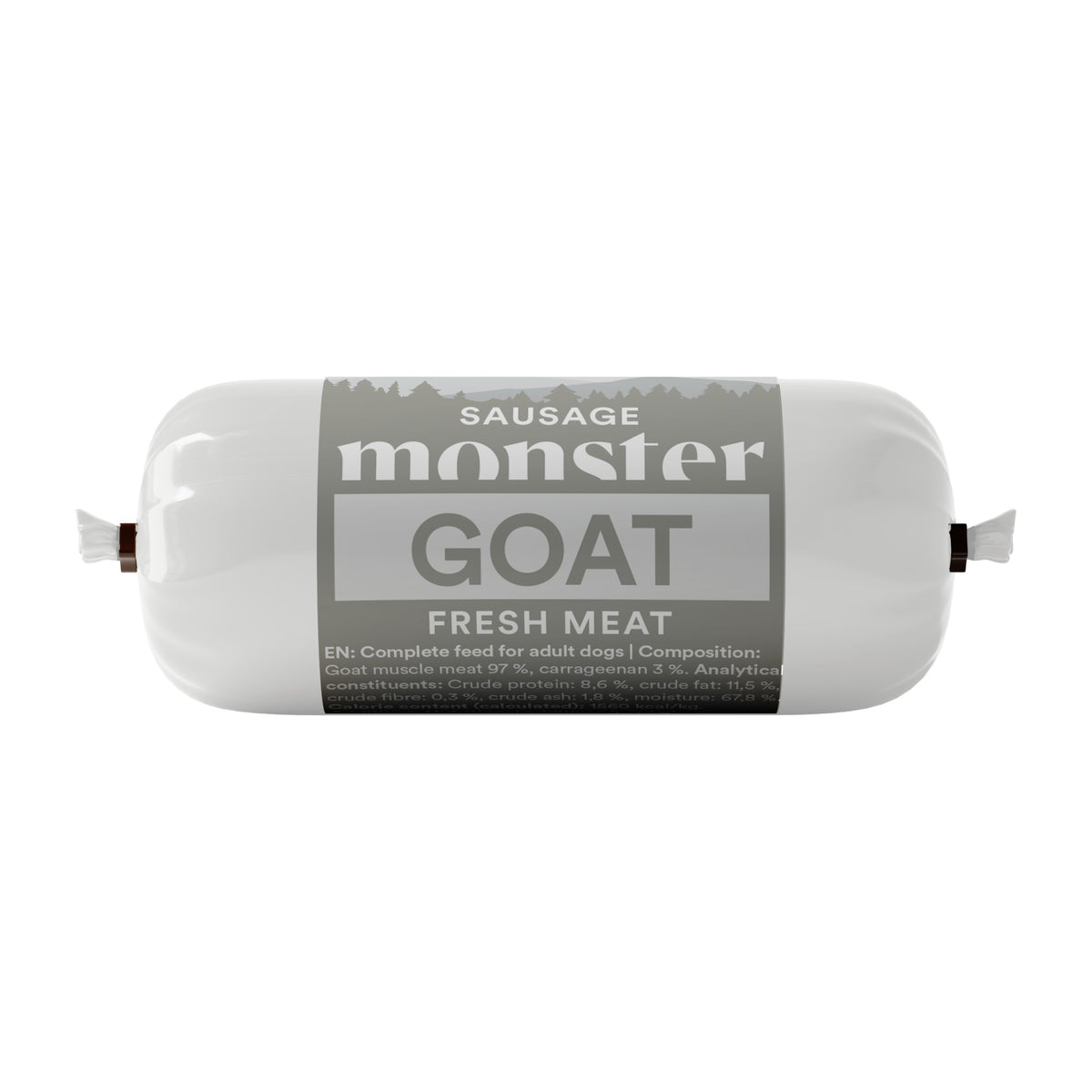 Monster Dog Sausage Goat 80 g, godiskorv för hund