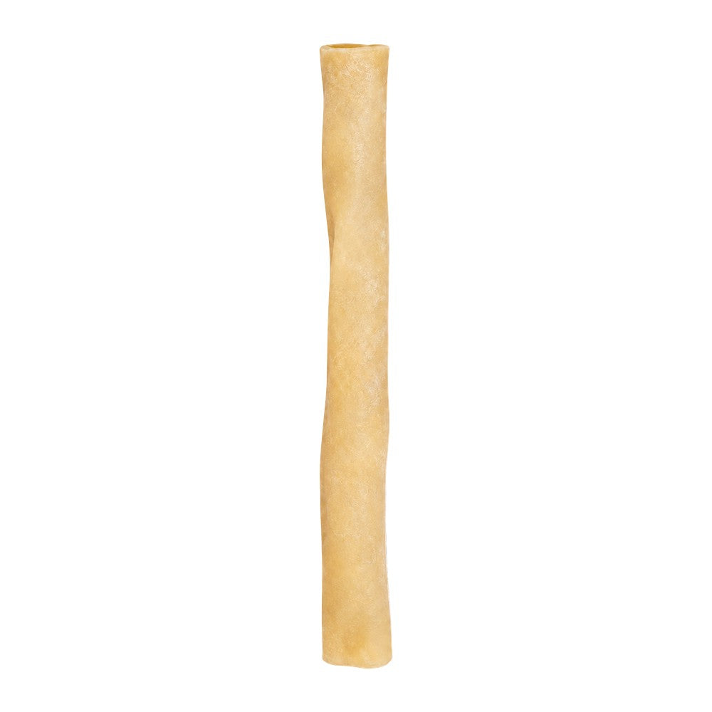 Monster Extra Strong Beef Roll XXL, ca 60 cm lång rulle av svensk nöthud mot vit bakgrund