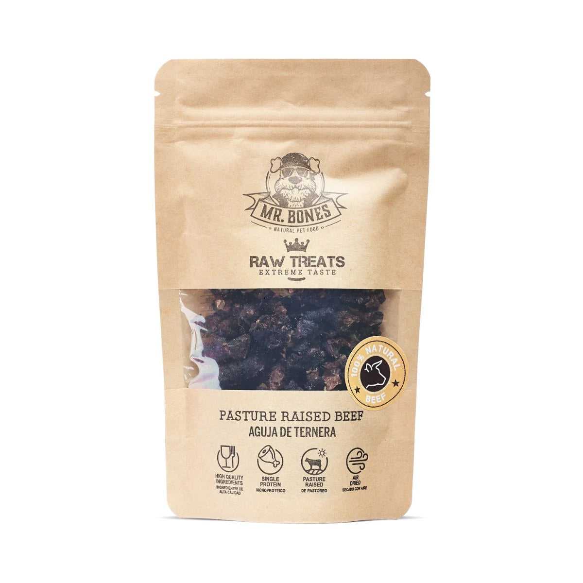 Mr. Bones Raw Treats nötkött i påse 45 g