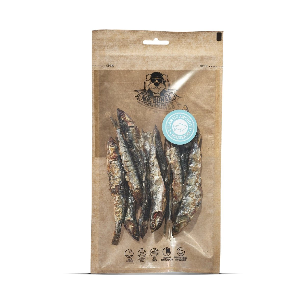 Mr. Bones hel ansjovis i påse 50 g