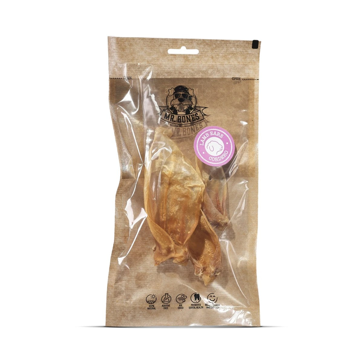 Mr. Bones lammöron i påse, 3-pack