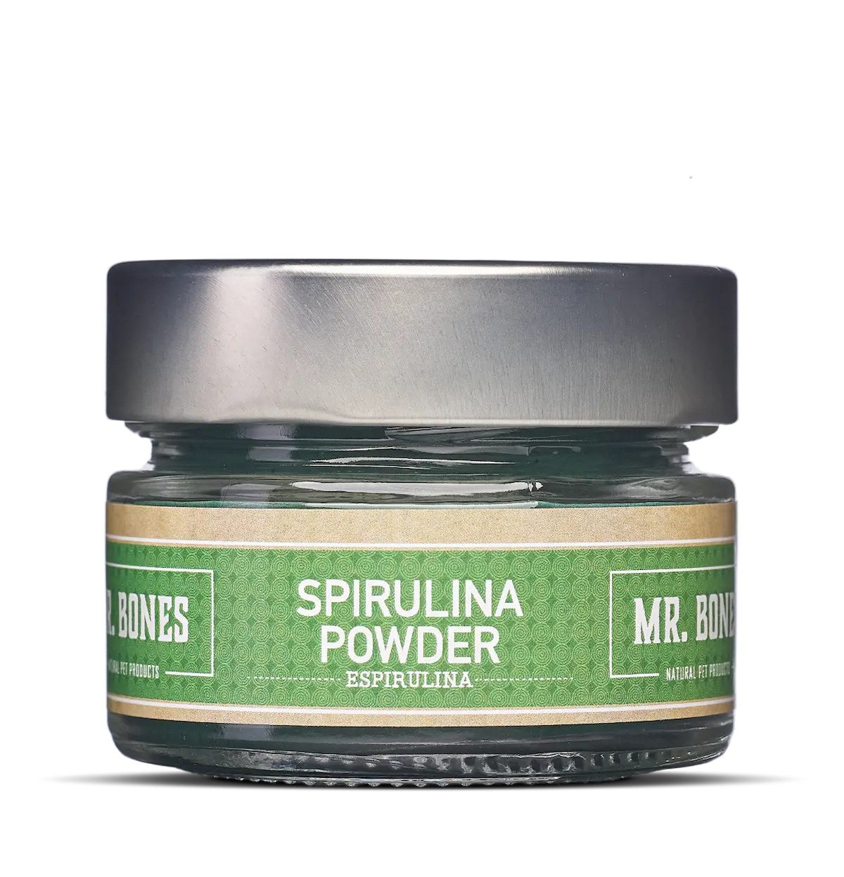 Mr. Bones spirulinapulver i glasburk 70 g