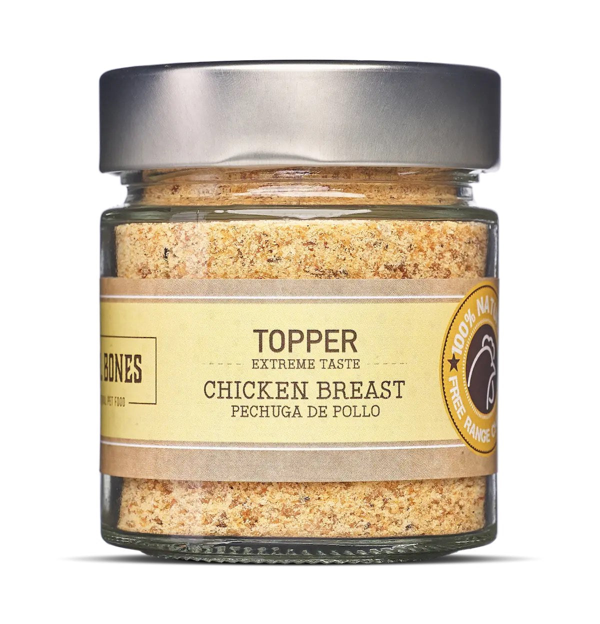 Mr. Bones Topper kycklingbröst i glasburk 100 g