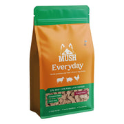 MUSH Everyday Green frystorkat helfoder nöt, gris och kyckling 400g förpackning