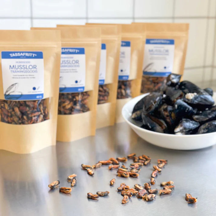 TassaFritt - Torkade blåmusslor (80g)