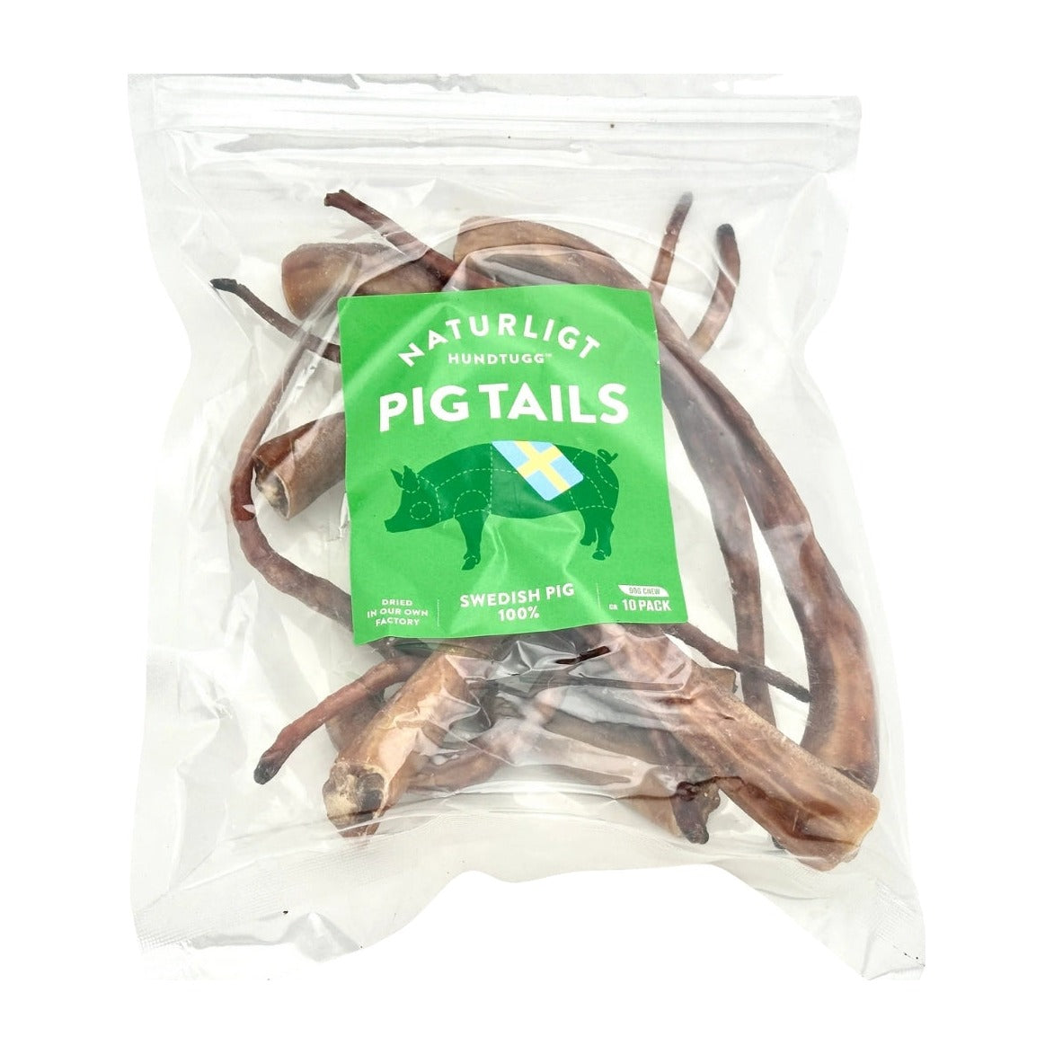 Naturligt hundtugg - Svensk grisknorr, 10-pack
