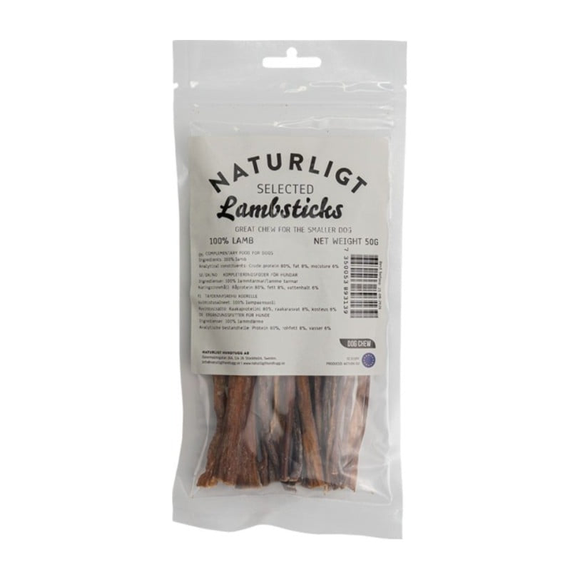 Naturligt selected - Lammsticks (50g)