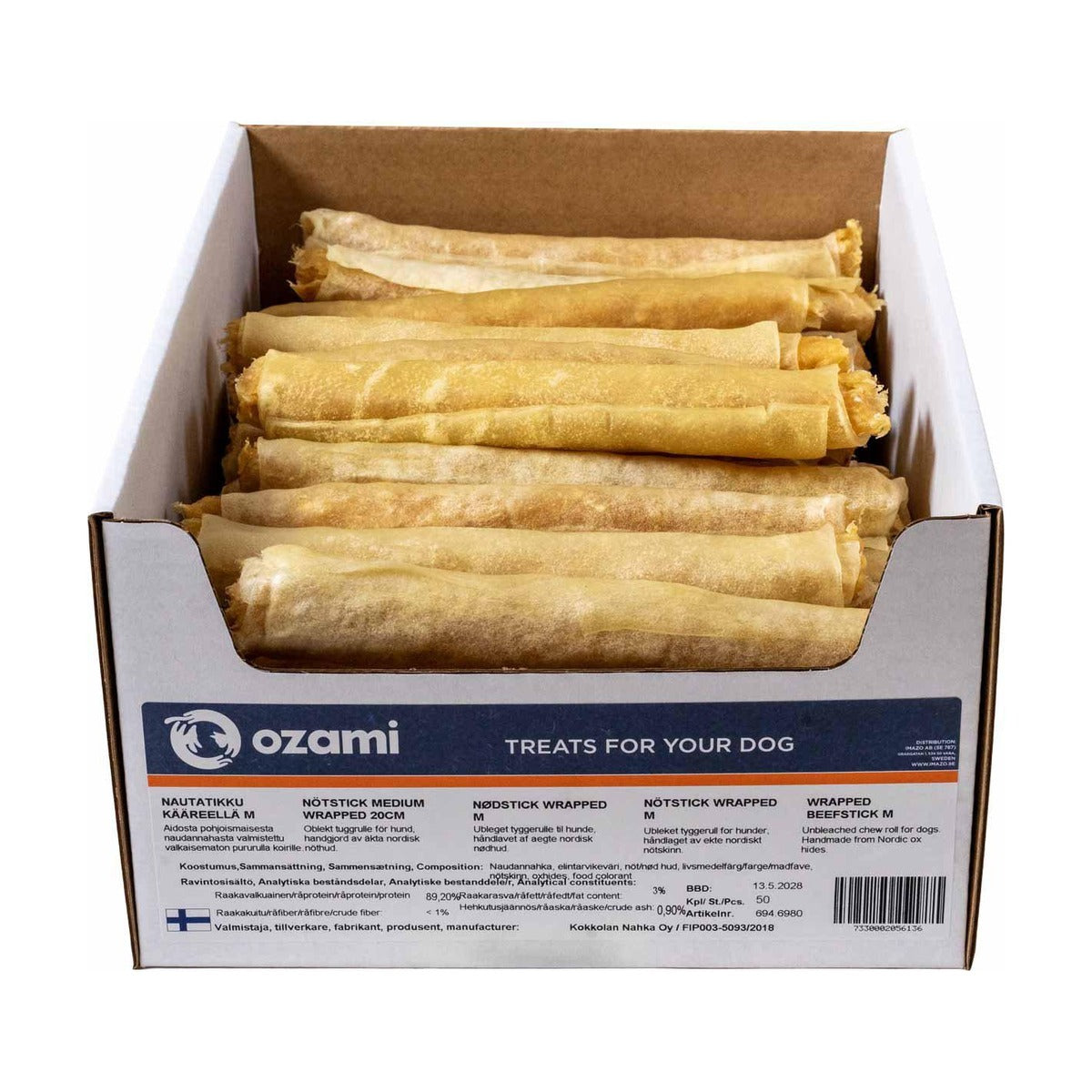 Ozami Lindad nötstick (20cm) i förpackning