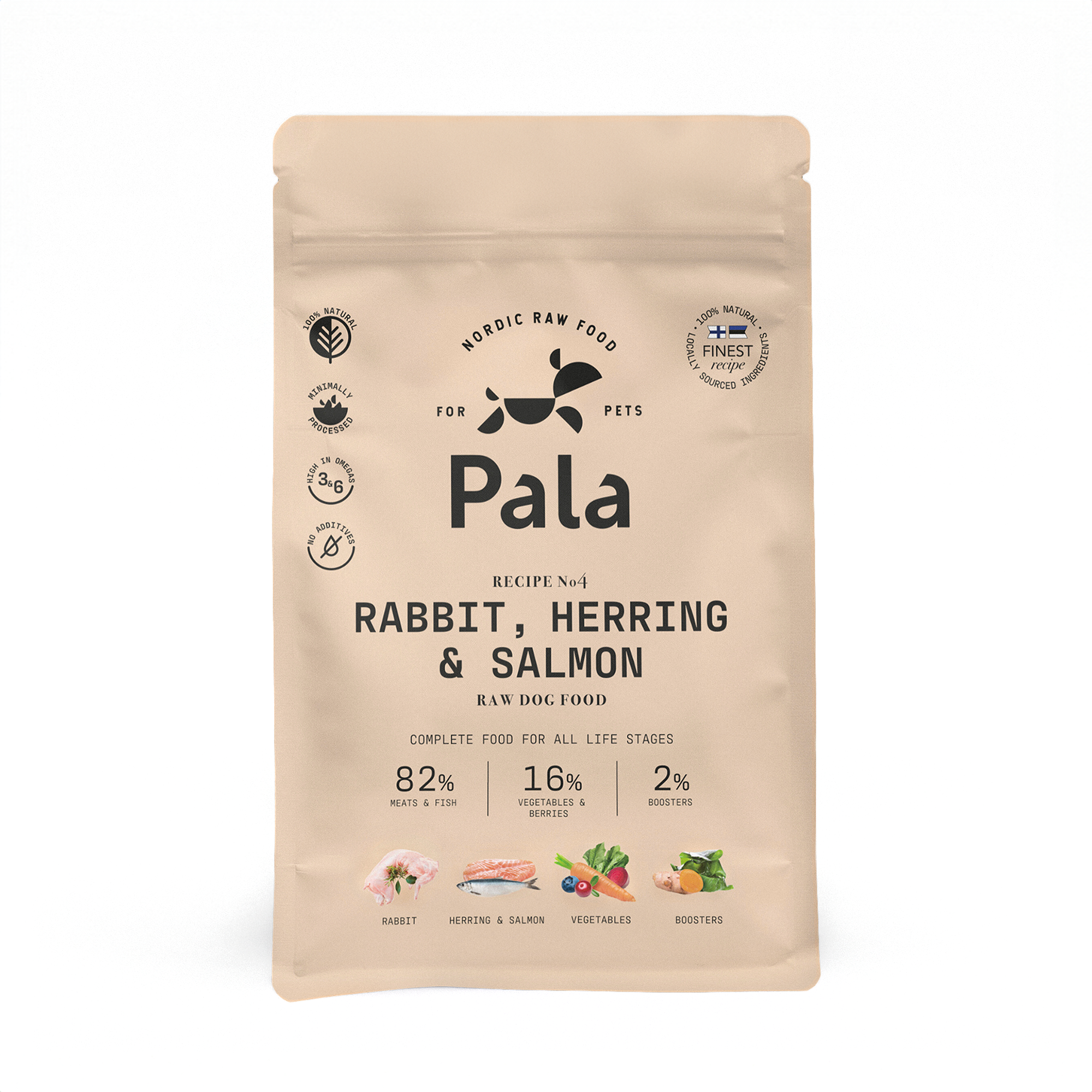 Pala - Air Dried Rabbit, Herring & Salmon Recipe #4