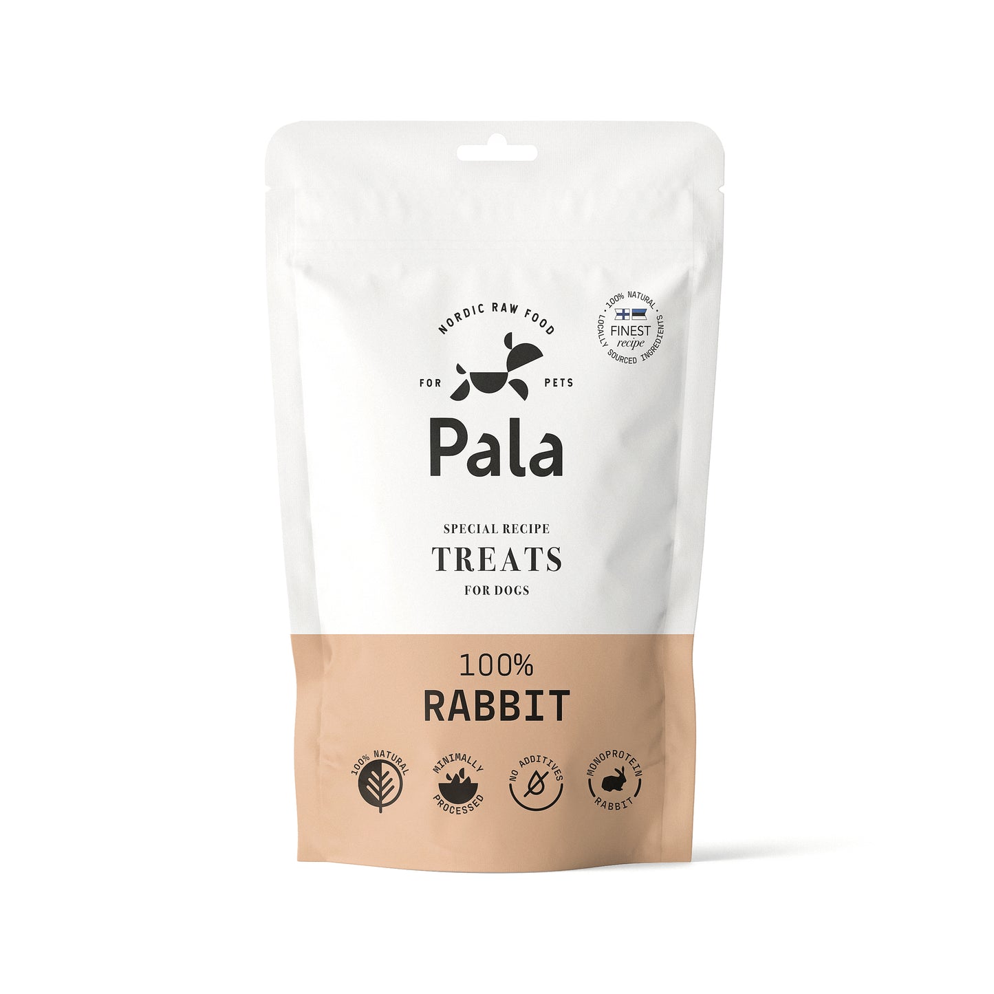Pala - Hundgodis av 100% kaninkött (100g)