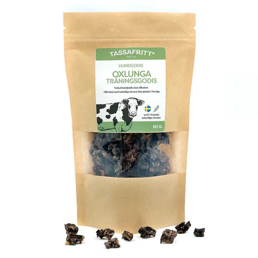 TassaFritt - Svensk oxlunga i minibitar (80g)