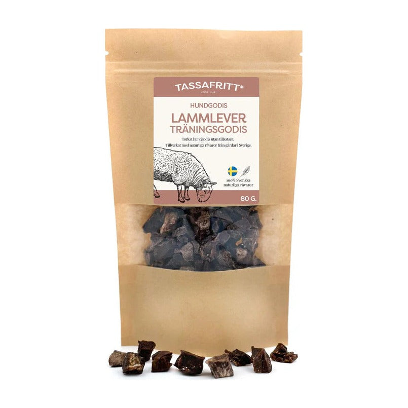 TassaFritt - Svensk lammlever i minibitar (80g)