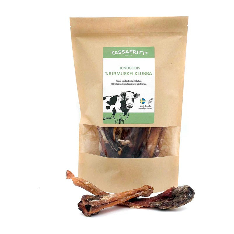 TassaFritt - Svensk tjurmuskelklubba 15-30cm (500g)